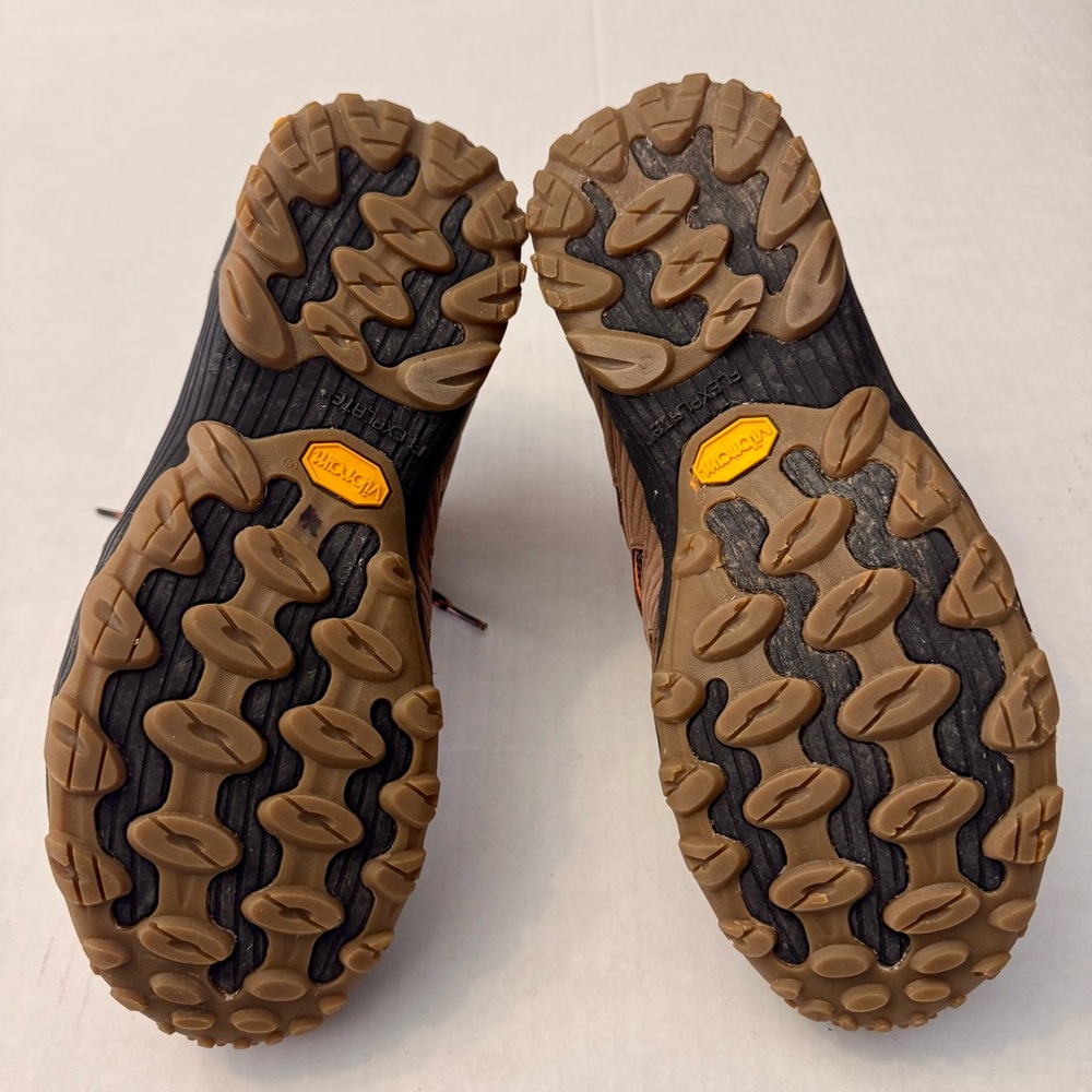 Merrell Mens Chameleon 7 Mid Waterproof Hiking Boots J84271 Tan Brown Size 8.5 - Picture 11 of 11